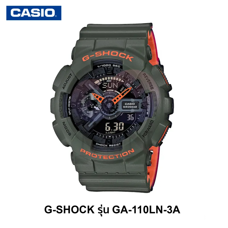 ภาพหน้าปกสินค้านาฬิกาข้อมือผู้ชาย G-SHOCK รุ่น GA-110LN-3A นาฬิกาข้อมือ นาฬิกาผู้ชาย นาฬิกากันน้ำ จากร้าน MIN-1 บน Lazada
