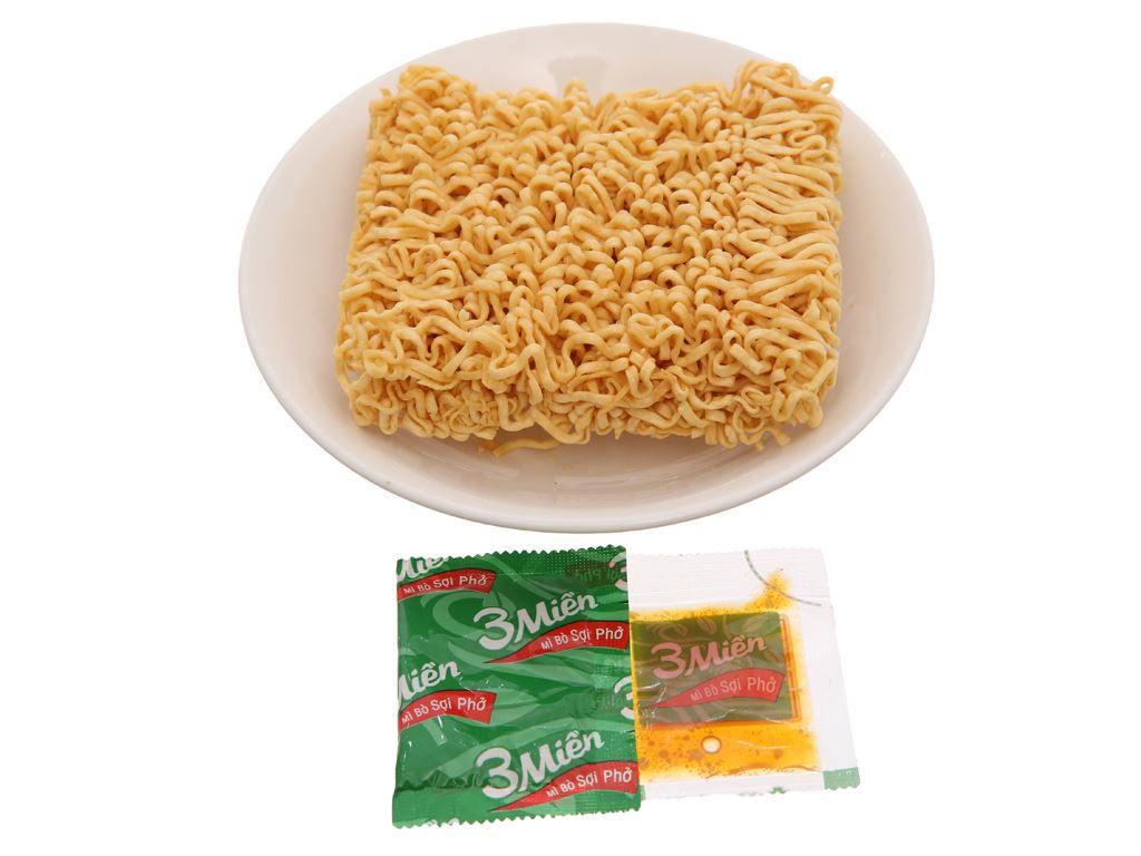 Mì Bò Sợi Phở 3 Miền Gói 65g