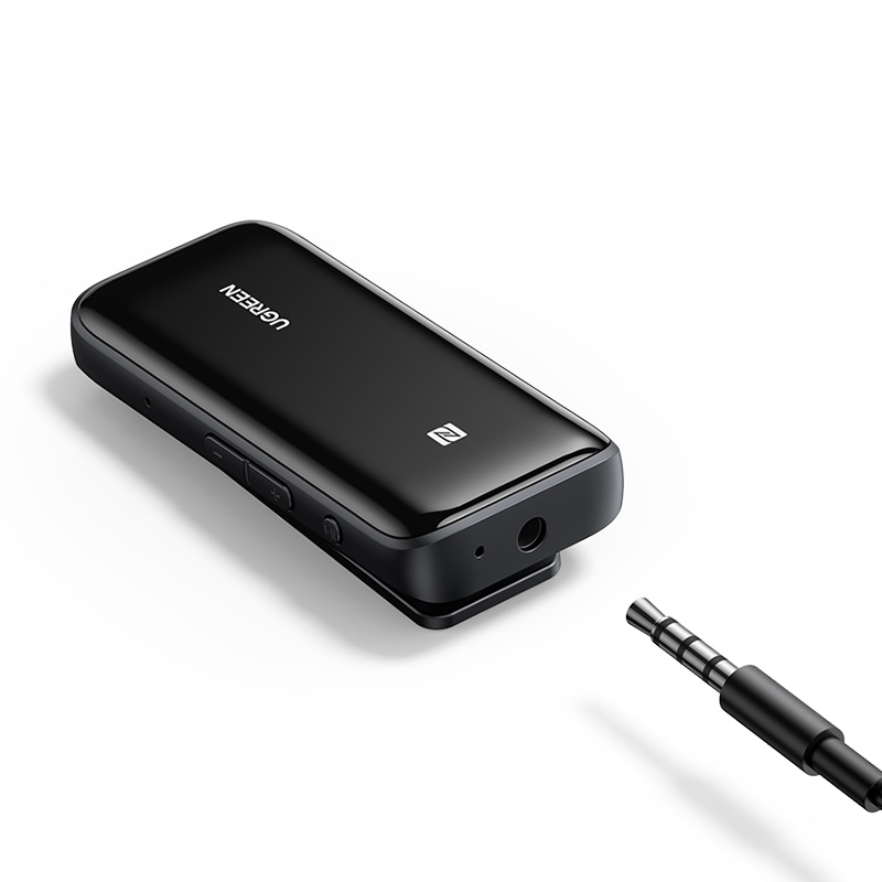 UGREEN Bluetooth 5.0 Bộ thu USB DAC 3.5mm Âm thanh không dây Bộ khuếch đại tai nghe NFC aptX LL aptX HD QCC3034 Bộ điều hợp Bluetooth 5.0