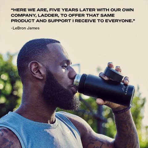 "LeBron James và Arnold": Whey Protein Isolate + chiết xuất cherry LADDER