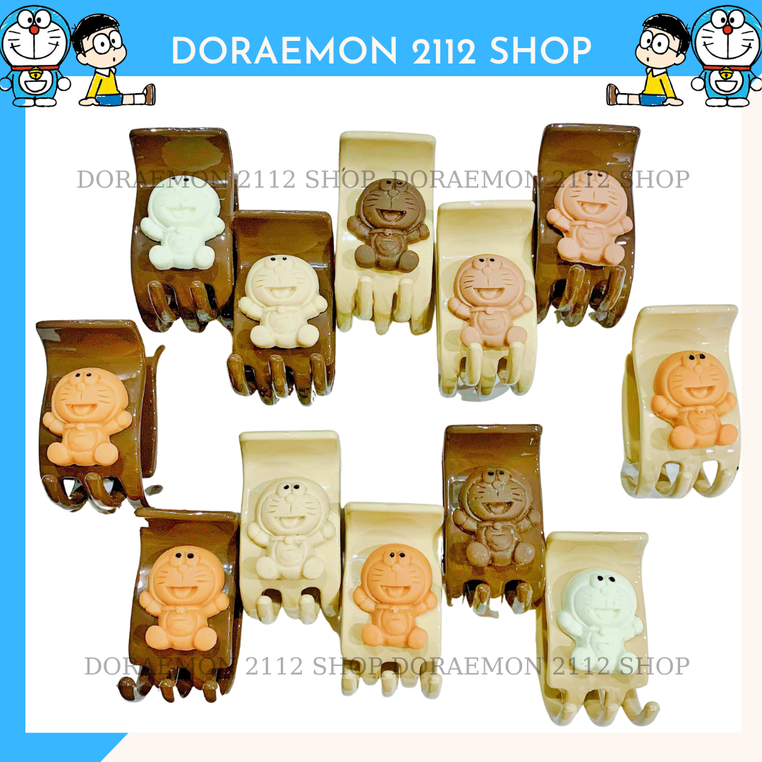Kẹp tóc Doraemon Kẹp càng cua 5 răng 3 răng