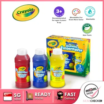crayola washable finger paint safe for babies