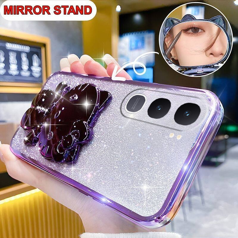 Phone%20case%20Vivo%20Y21D%20Y31%20Back%20cover%20Camera%20Protection%20Semi%20Transparent%20Soft%20Silicone%20Rabbit%20bracket%20Shockproof%20Exquisite%20Glitter%20Powder%20For%20Vivo%20Y31%20Y21D%20case%20-%20Image%203