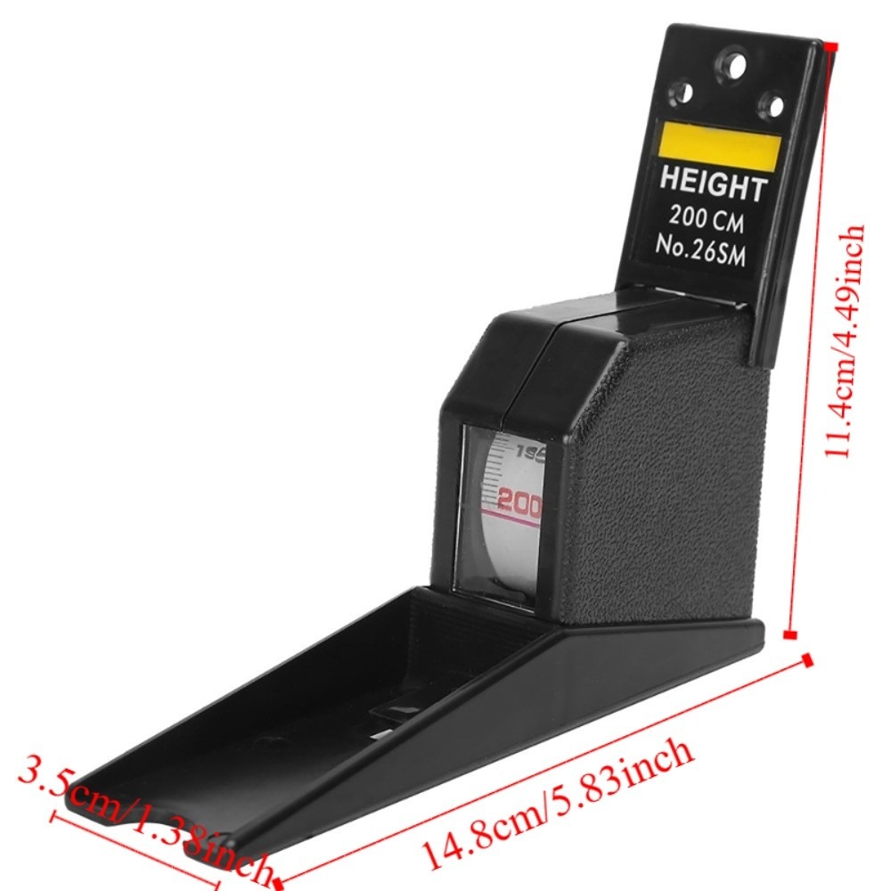 Meter Retractable Sample for All Ages 2 Meters Height Meter Retractable Wall Mounted Stature ...