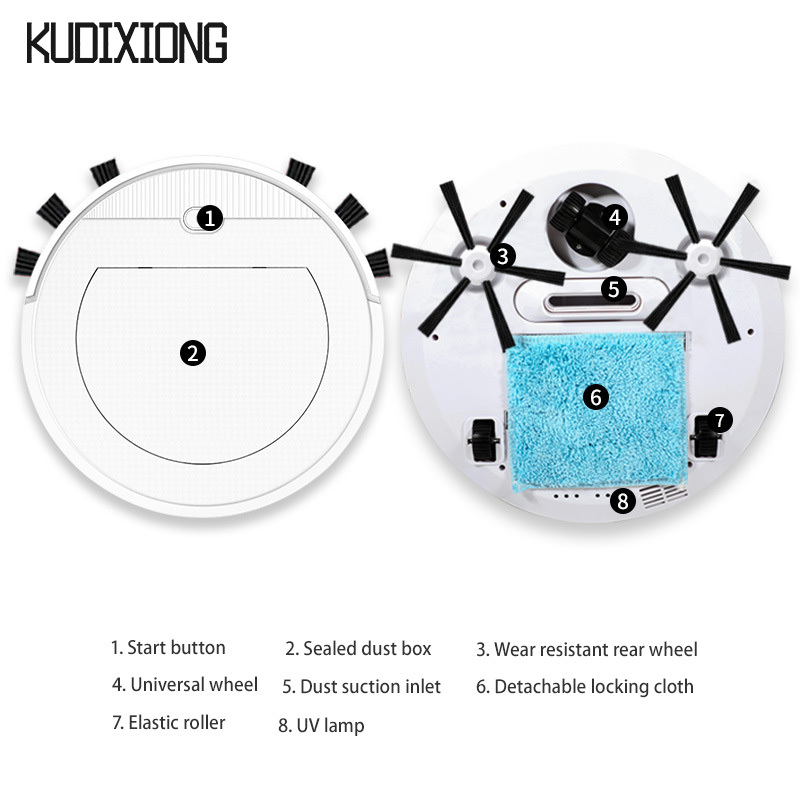KUDIXIONG Smart sweeper APP remote control sweeping robot automatic cleaning lazy vacuum cleaner