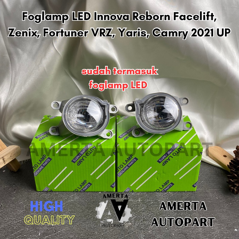 Foglamp LED Innova Reborn Facelift, Zenix, Fortuner VRZ, Yaris, Camry ...