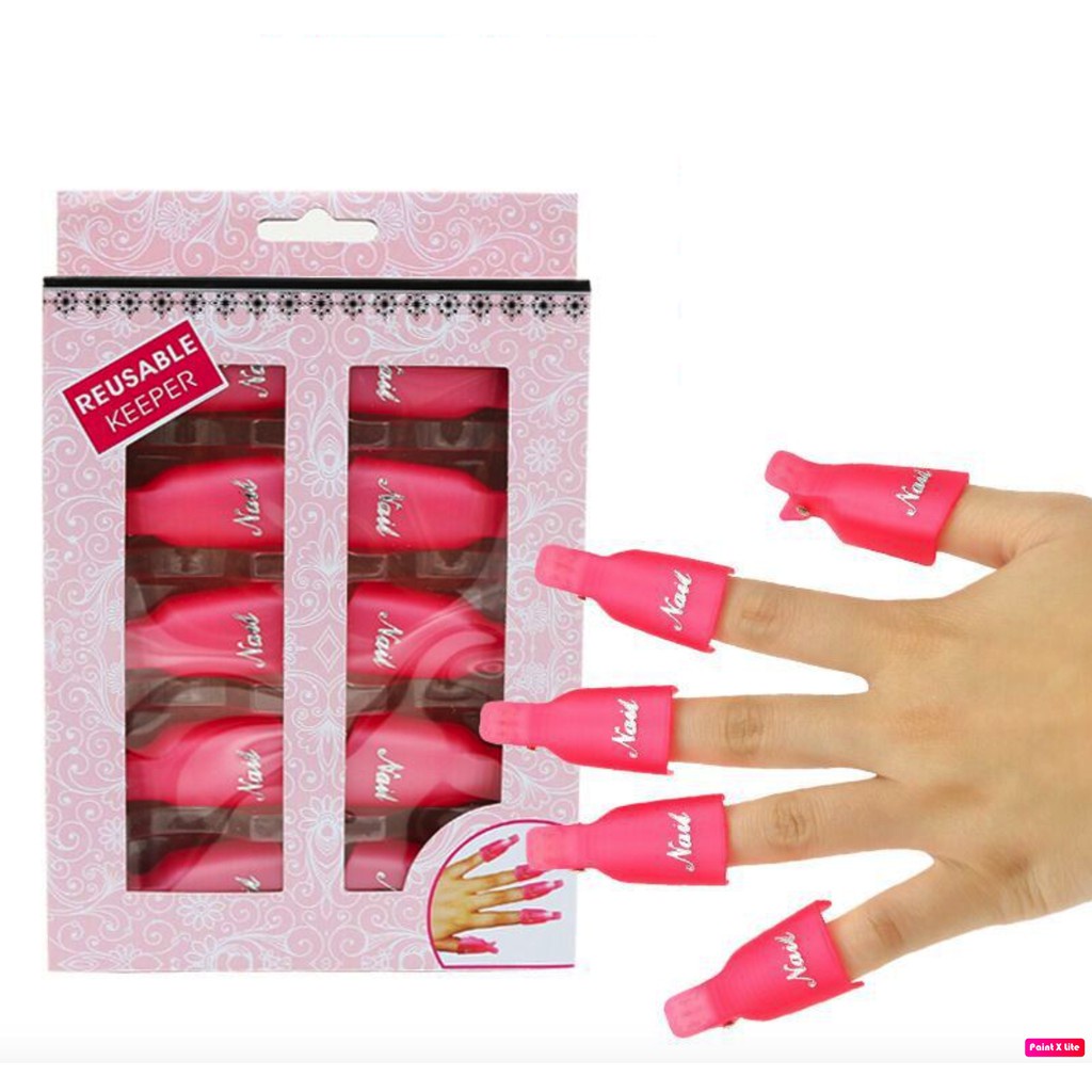 Shop HNnail - Sét kẹp ủ ngón tay 10 chiếc, kẹp ủ ngón chân 5 chiếc chăm sóc móng làm đẹp nail