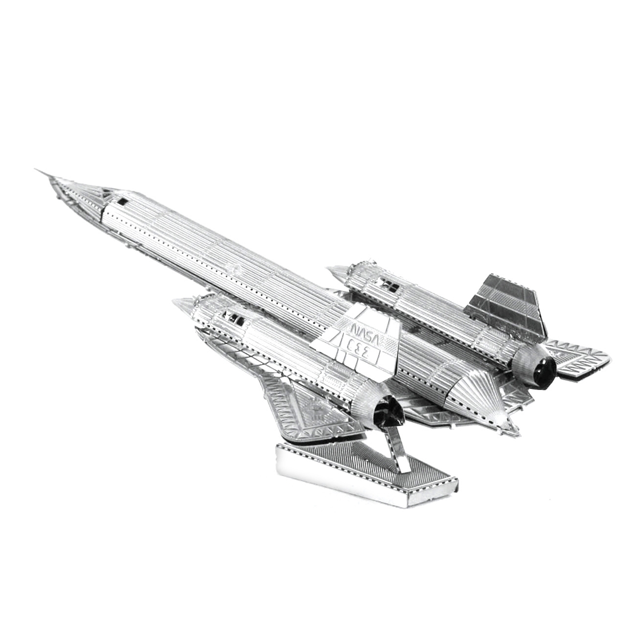 Hand-made Metal Puzzle Blackbird Reconnaissance Aircraft 3D Metal Model Creative 3D Puzzle Model