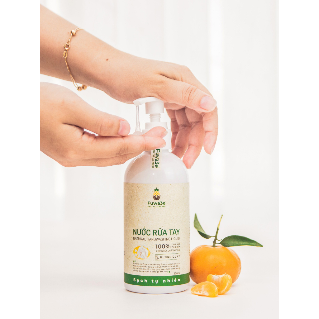 Nước rửa tay hữu cơ fuwa 3e -300ml