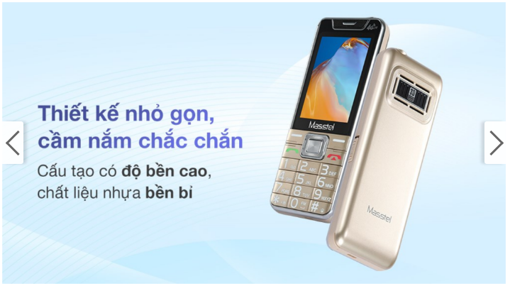 Điện thoại Masstel IZI 55 4G (Chính hãng, bảo hành 12 tháng)