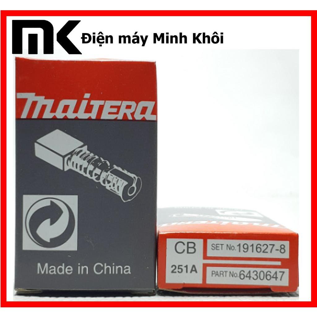 Chổi than 251 ( 11 x 7 x 18mm ) máy khoan, máy mài, máy cắt sắt...