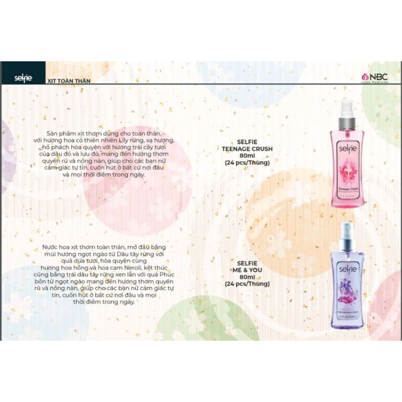 [Chính Hãng] Xịt Thơm Toàn Thân Selfie Me & You 80ml