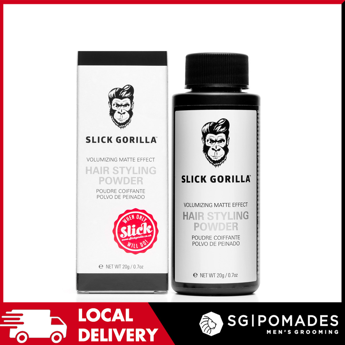 Slick Gorilla Hair Styling Powder-SGPOMADES | Lazada Singapore
