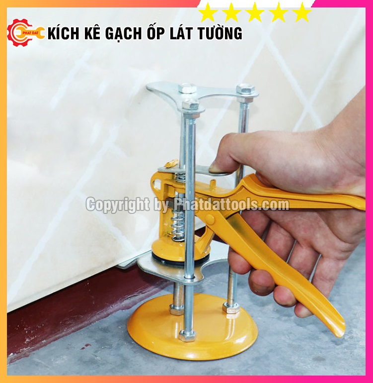 Con kê kích gạch ốp tường chịu lực tối đa 100kg - Kích kê gạch chân tường
