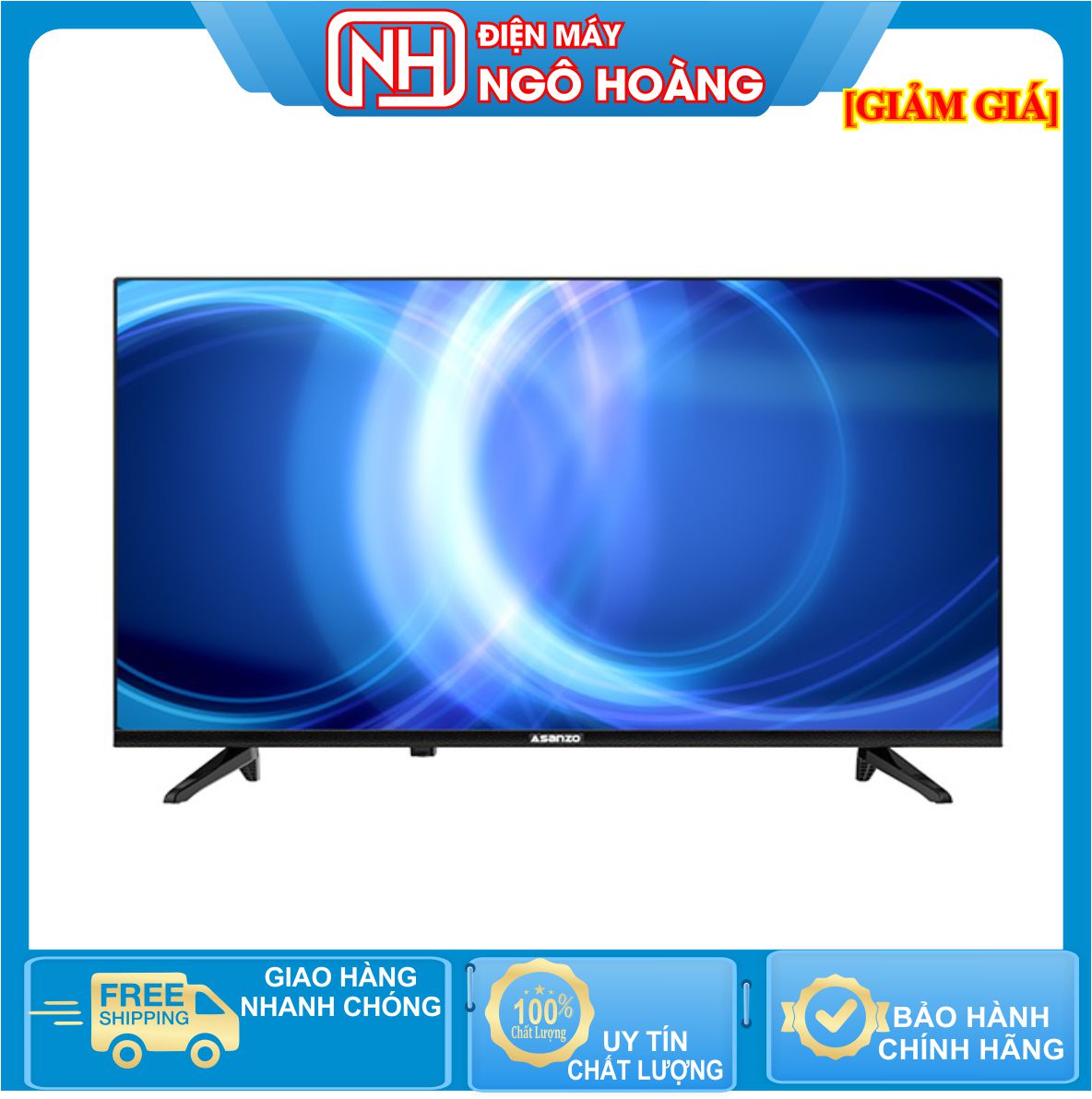 [FreeshipMAX] [Trả góp 0%]Smart Voice Tivi Asanzo 50 inch UHD 4K 50U71 ( Miễn phí giao hàng TPHCM-Ngoại tỉnh tính phí vận chuyển) - MixASale