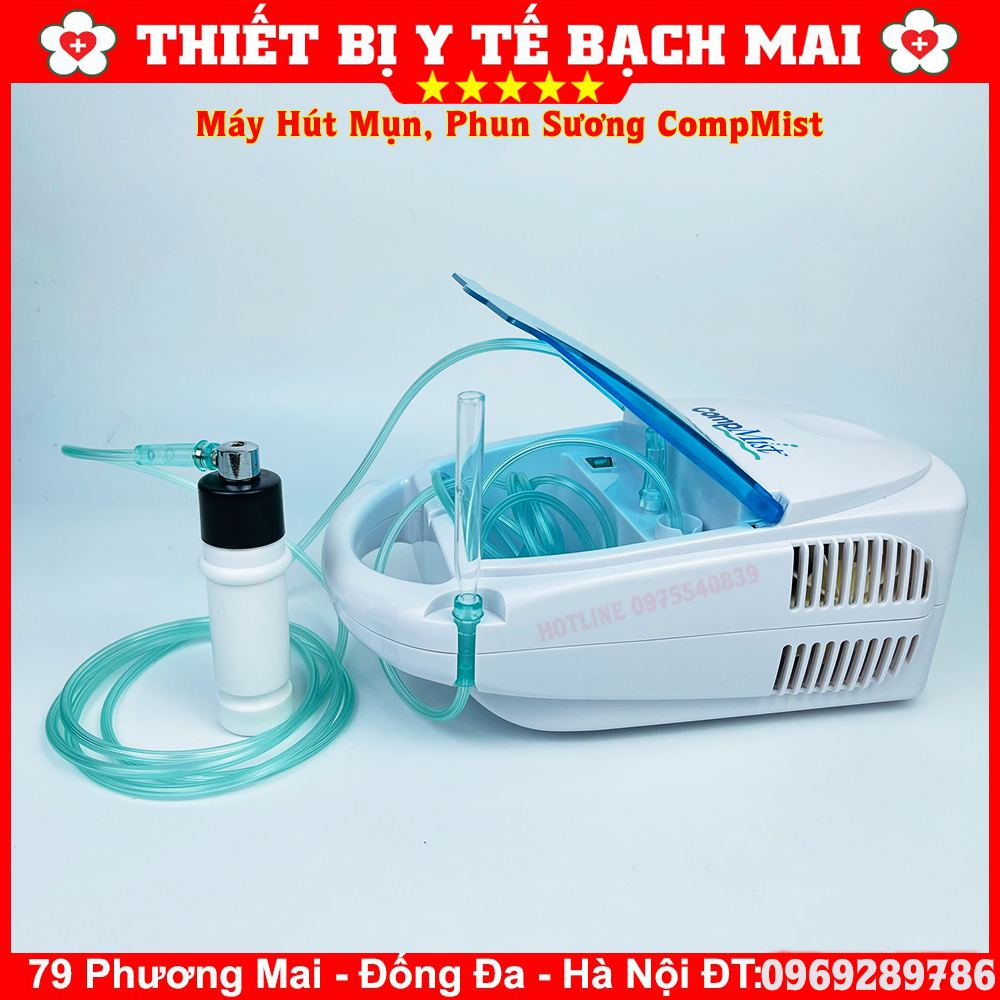 MÁY HÚT MỤN PHUN SƯƠNG COMPMIST (trắng)