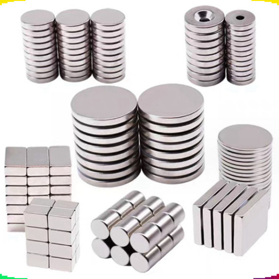 Nam châm đất hiếm tròn không lỗ siêu hút ||