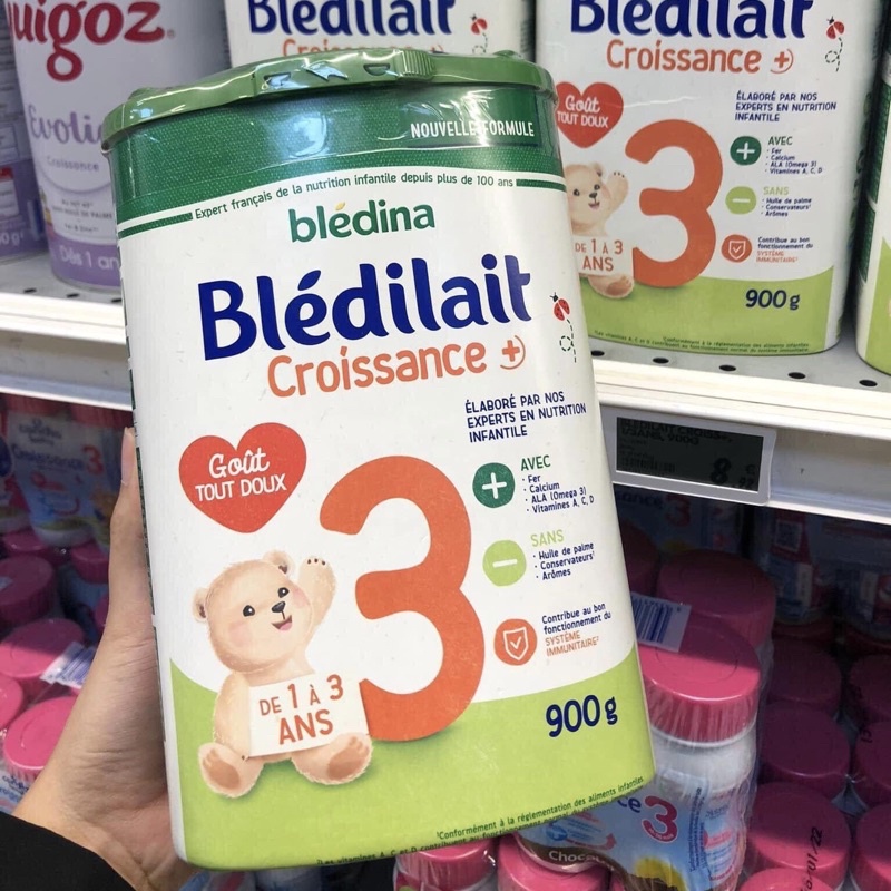 Sữa bột Bledilait 900gr đủ số 1 2 3 nội địa Pháp (MẪU MỚI)