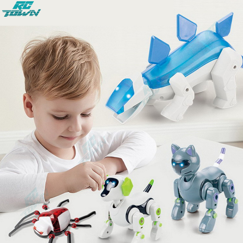 RC Electric Dinosaur Remote Control Electronic Robot With Light Sound for
