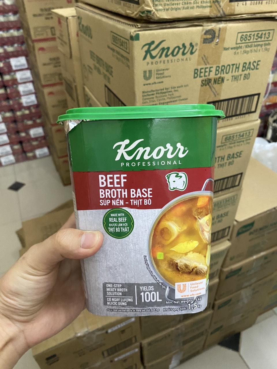 [BÁN SỈ]- Súp Nền Thịt bò Knorr 1,5KG