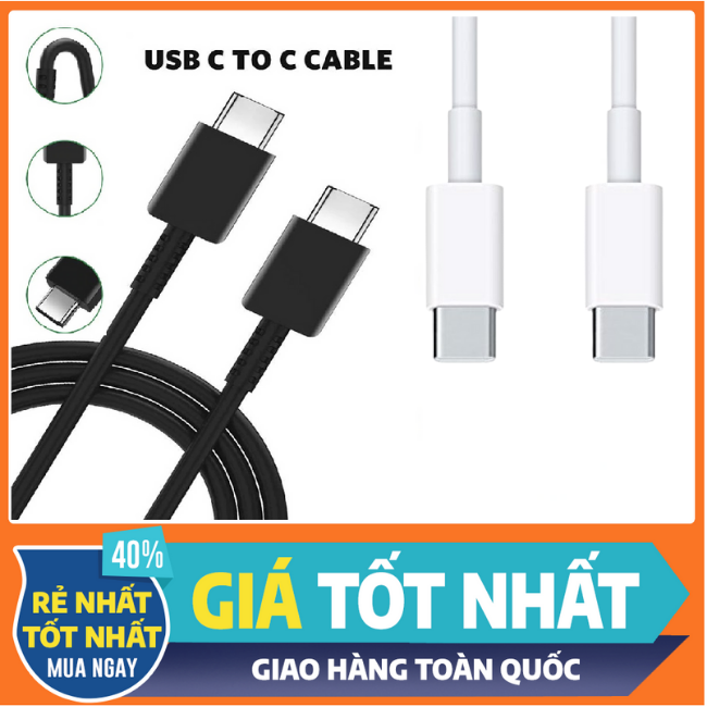 Cáp Sạc Nhanh 25W Samsung 2 Đầu Type C ( Type-C To Type-C )