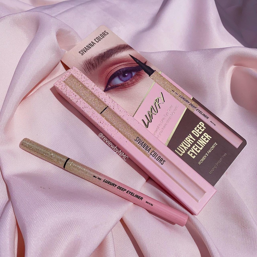 Bút kẻ mắt Luxury Deep Eyeliner SIVANNA COLORS - Mẫu mới