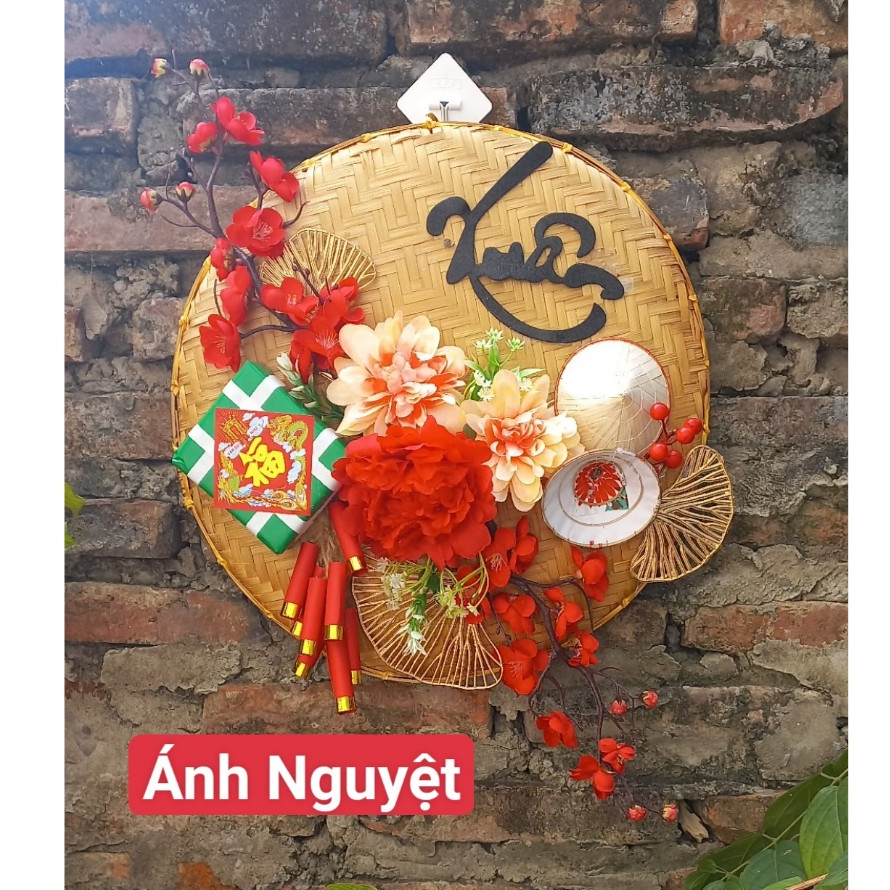 Mẹt tết, mẹt trang trí handmade, mẹt trang trí