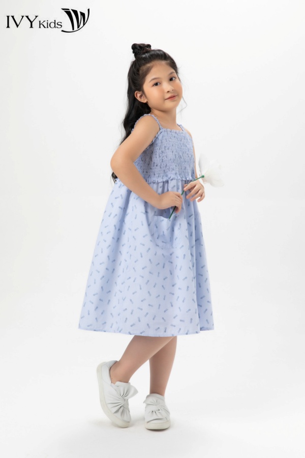 Đầm 2 dây bé gái ivy moda ms 41g1322