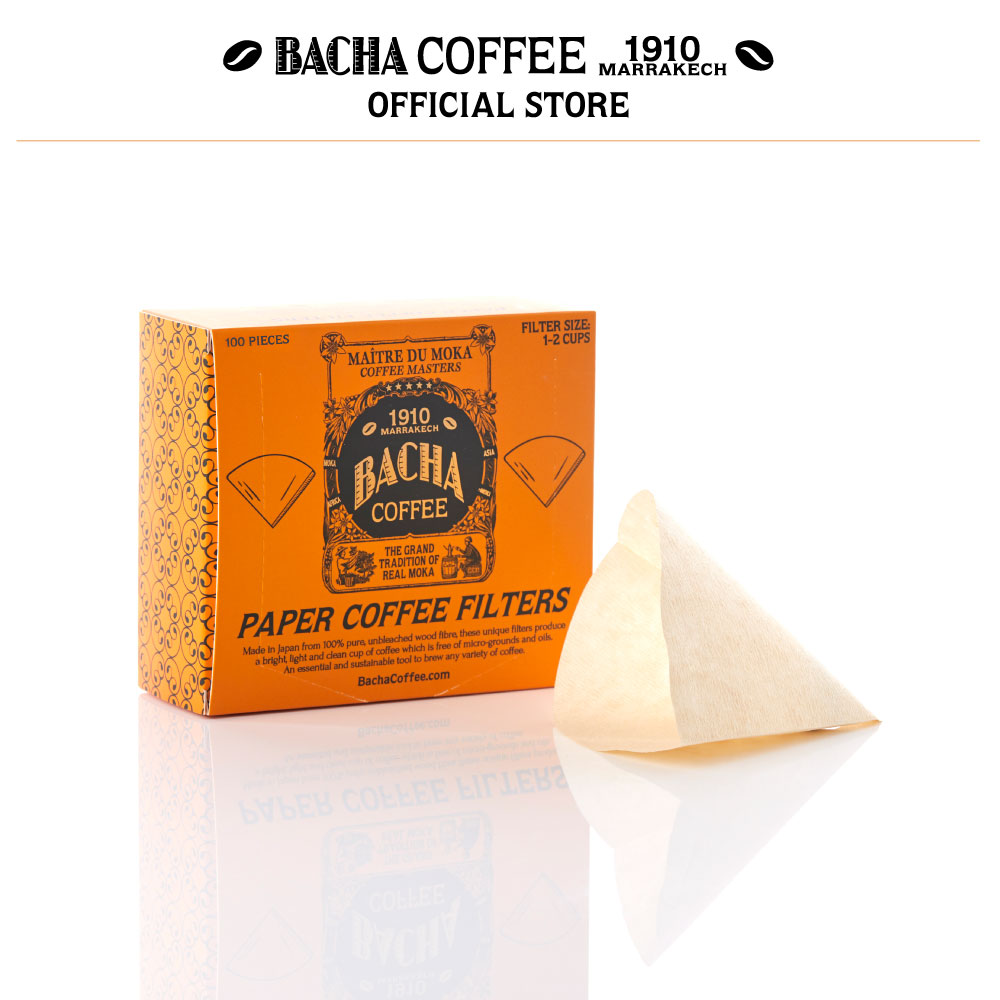 Bacha Coffee Paper Coffee Filters, Small, 100 pcs, 12 Cups Lazada