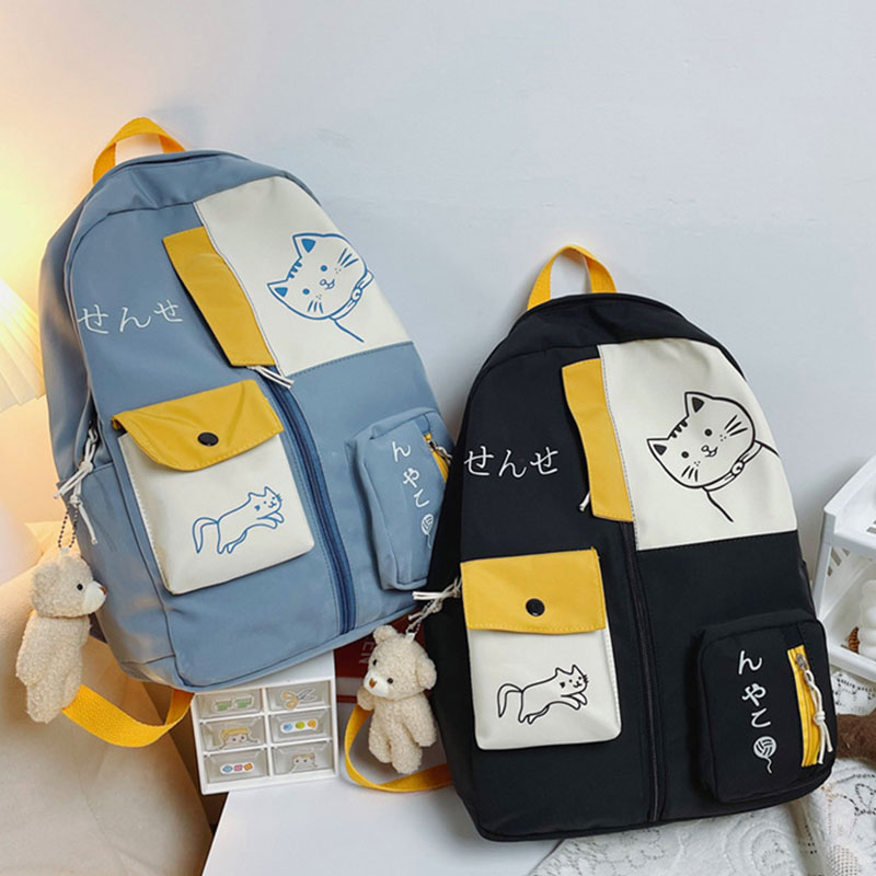 C&K KIds Backpack for primary school students, backpack for junior high school students, Harajuku style backpack for college students.