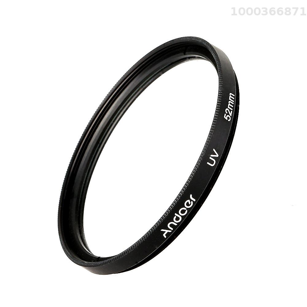 Andoer 52mm UV Ultra-Violet thấu kính lọc bảo vệ cho Canon DSLR máy ảnh