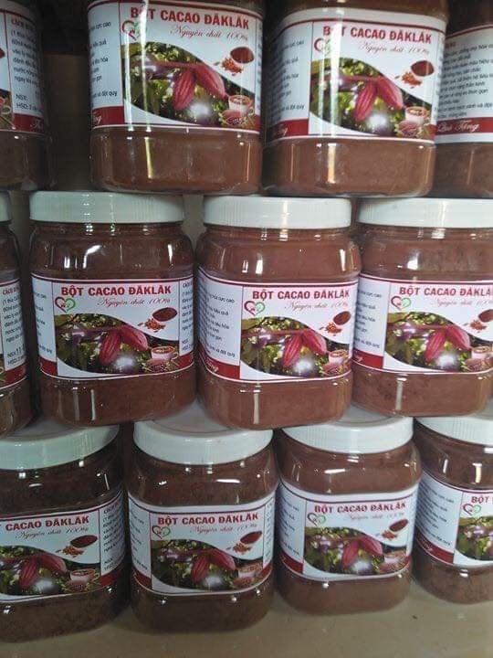 Hộp Bột cacao Đăk Lăk nguyên chất 100%