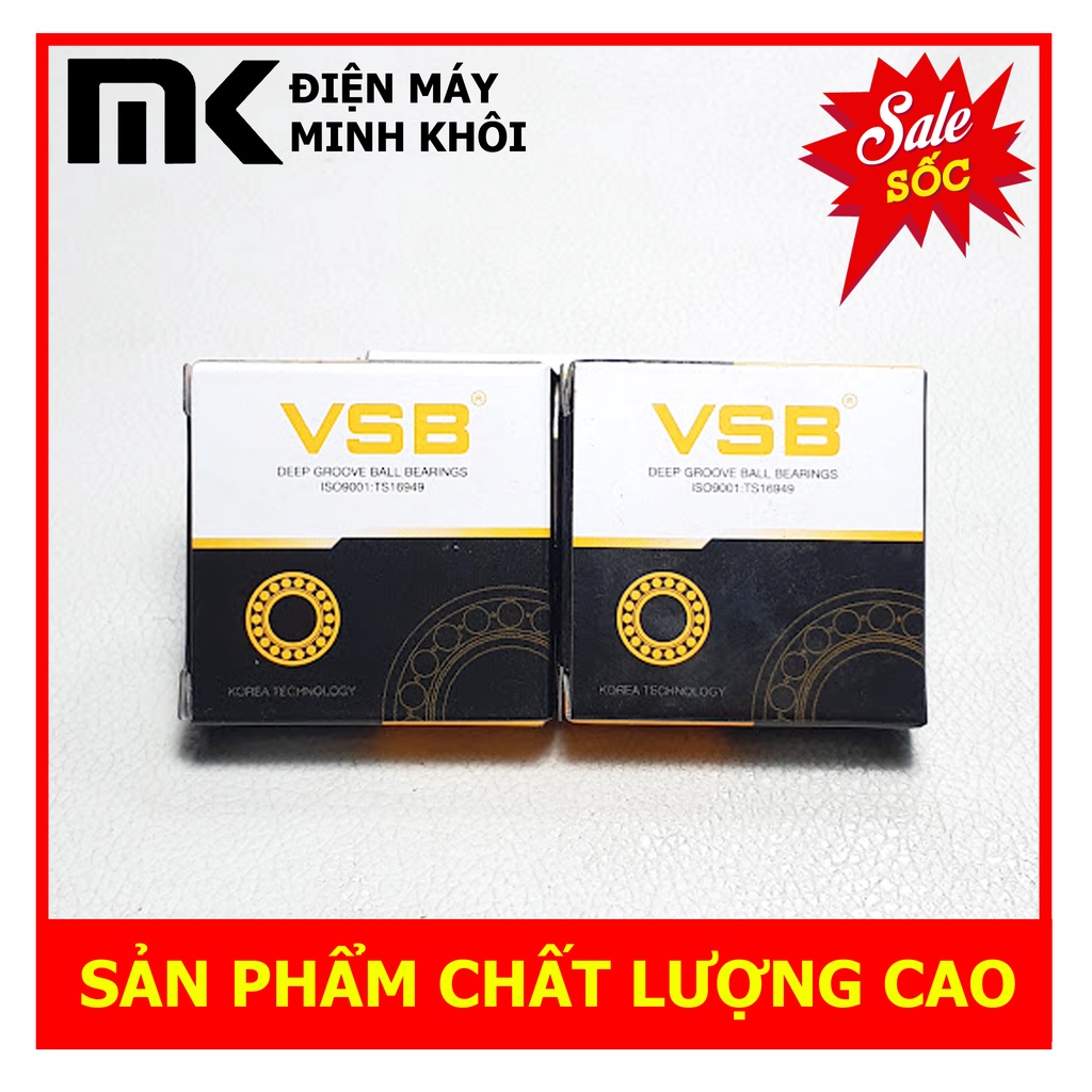 Bạc đạn - Vòng bi 6201RS cho động cơ, mô tơ...