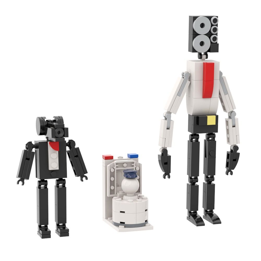 LOVEYOUG Removable Heavy Strategic er Model Plastic Model Speakerman Titan Model Intelligence Development Toy DIY Building Toys Toy for Children