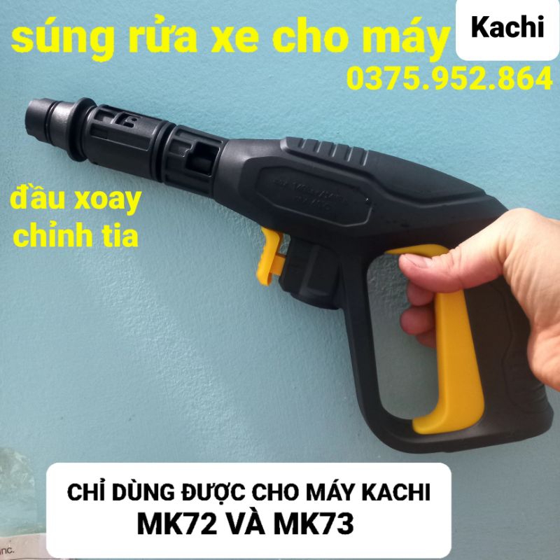 dây rửa xe cho máy kachi mk72, mk73 ( ren + nhanh )