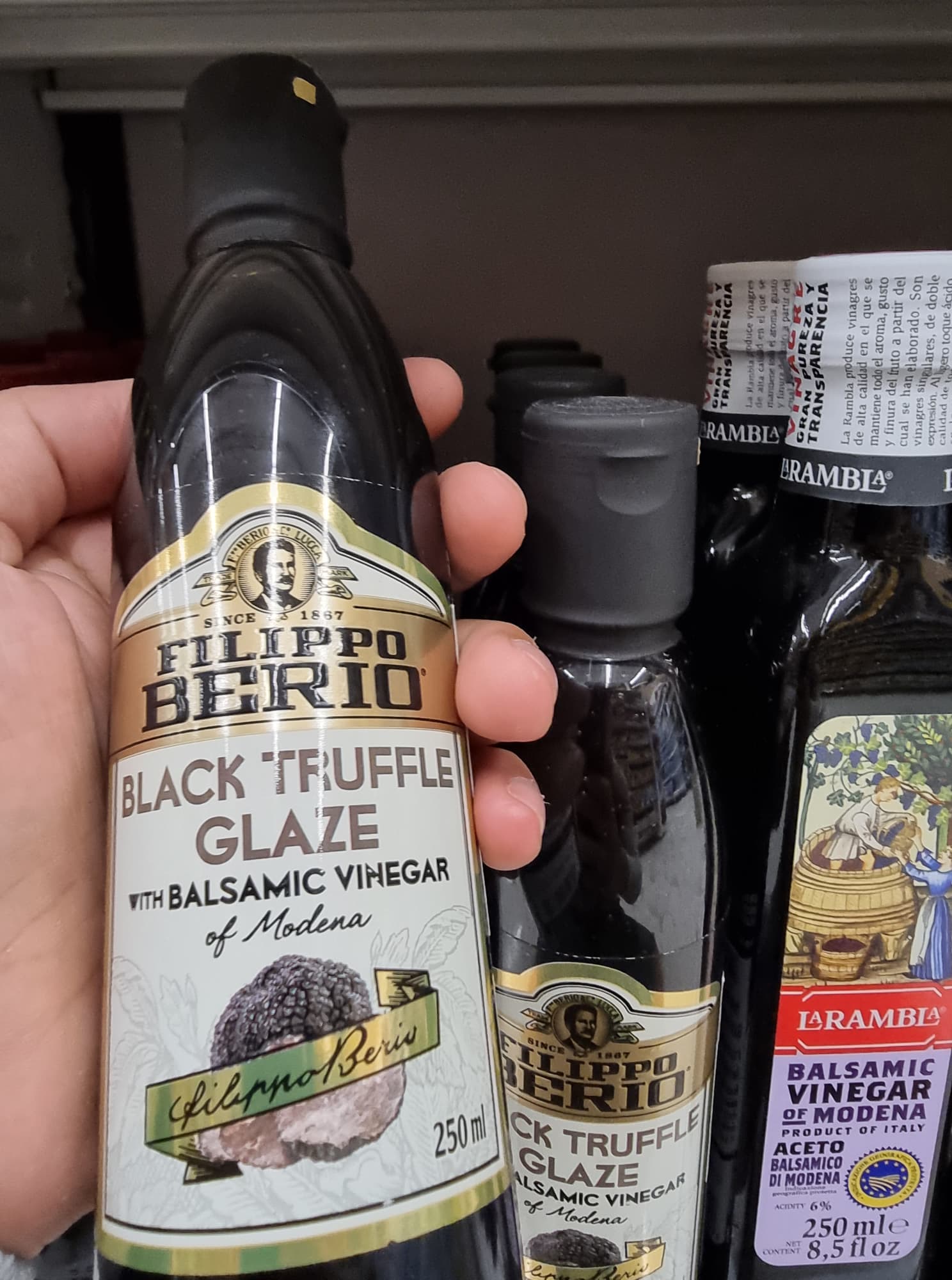Filippo Berio Black Truffle with Balsamic Vinegar Glaze 250 มล. จำนวน 1 ...