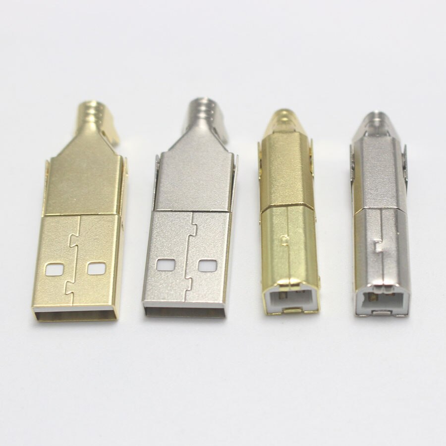 1set Micro Mini Type C Usb 2.0 Usb 3.1 Male Plug Connector Socket Jack Nickel/gold Plated For Diy Data Cable Hifi Audio Adapter