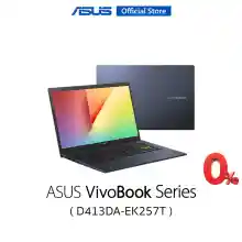 ภาพขนาดย่อของภาพหน้าปกสินค้าASUS Vivobook D413DA-EK257T / 14" FHD / Ryzen 3-3250U / Radeon Graphics / 4GB / SSD 512GB / Windows 10 Home จากร้าน ASUS Official Store บน Lazada