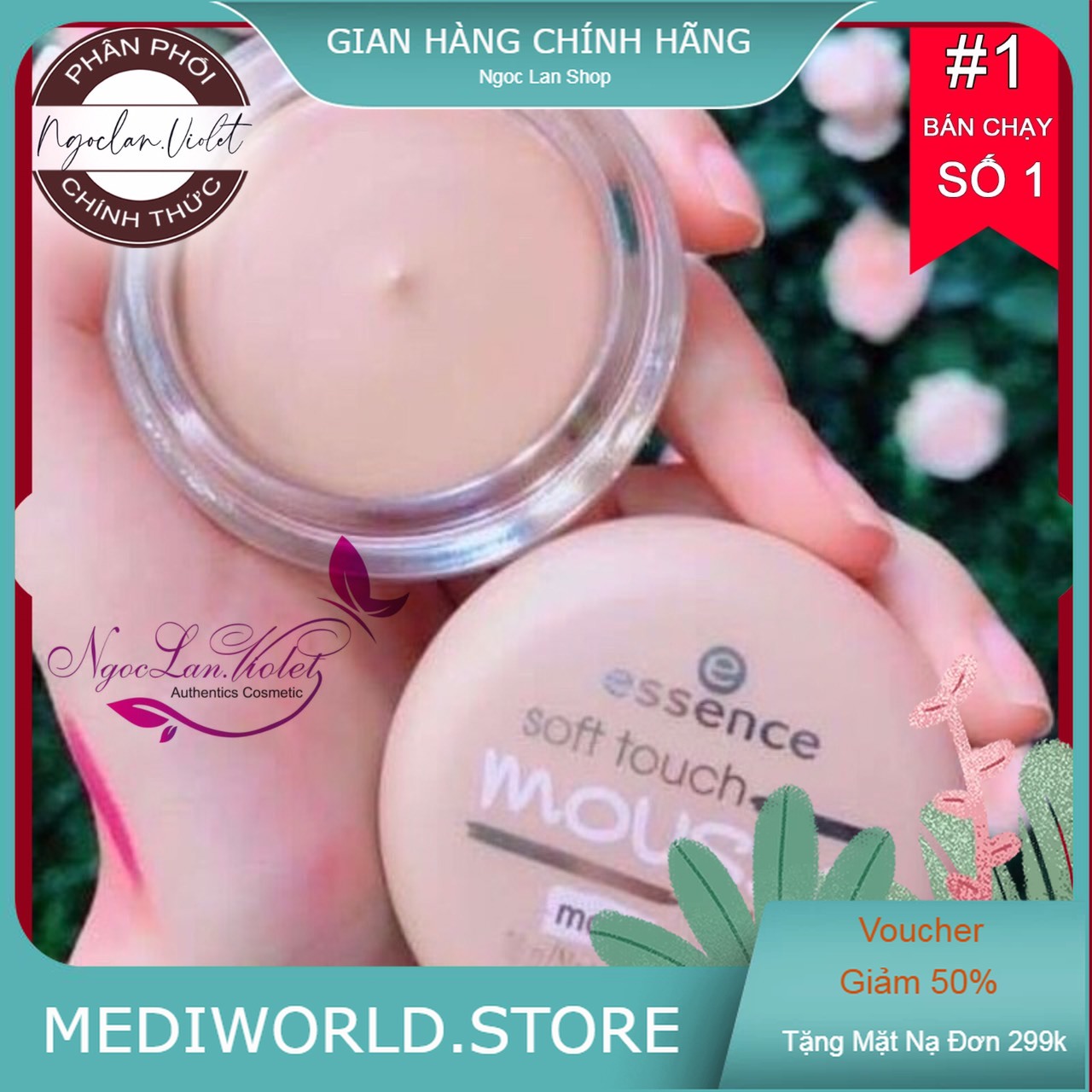 Phấn tươi Essence Soft Touch Mousse (phấn Đức chính hãng)