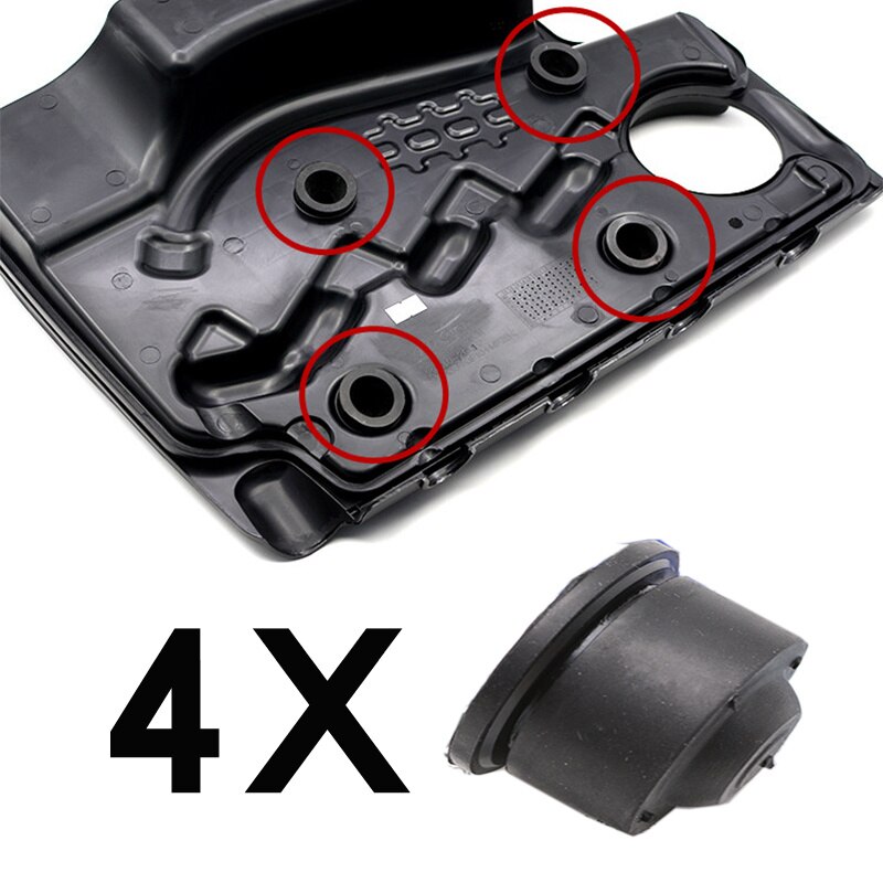 4pcs for hyundai sonata yf sonata 08-10 nf for kia k5 i45 optima 11 insulator engine cover insulator