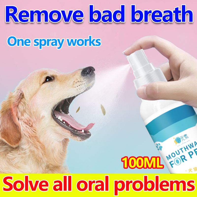 Top Sale Oral Spray for pets Breath freshener for dogs and cats 100ml