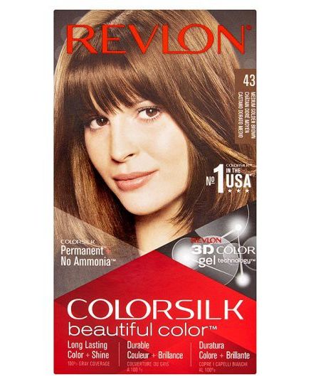 (HCM)Thuốc Nhuộm Tóc Số 46 ( Nâu Hạt Dẻ) Revlon Colorsilk - Mỹ