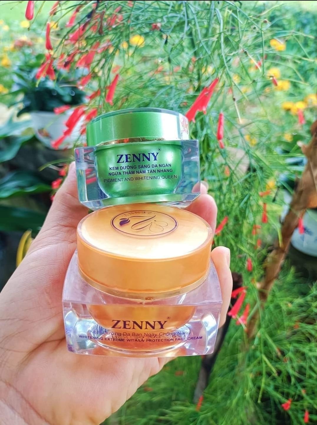 (Sỉ) Bộ kem Zenny ngày & đêm (Tặng Sữa Rửa Mặt và Serum)