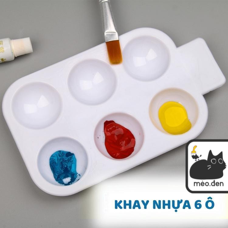 Khay Pha Màu Nhựa MONT MARTE Tròn (palette) - Họa Cụ Hakuart