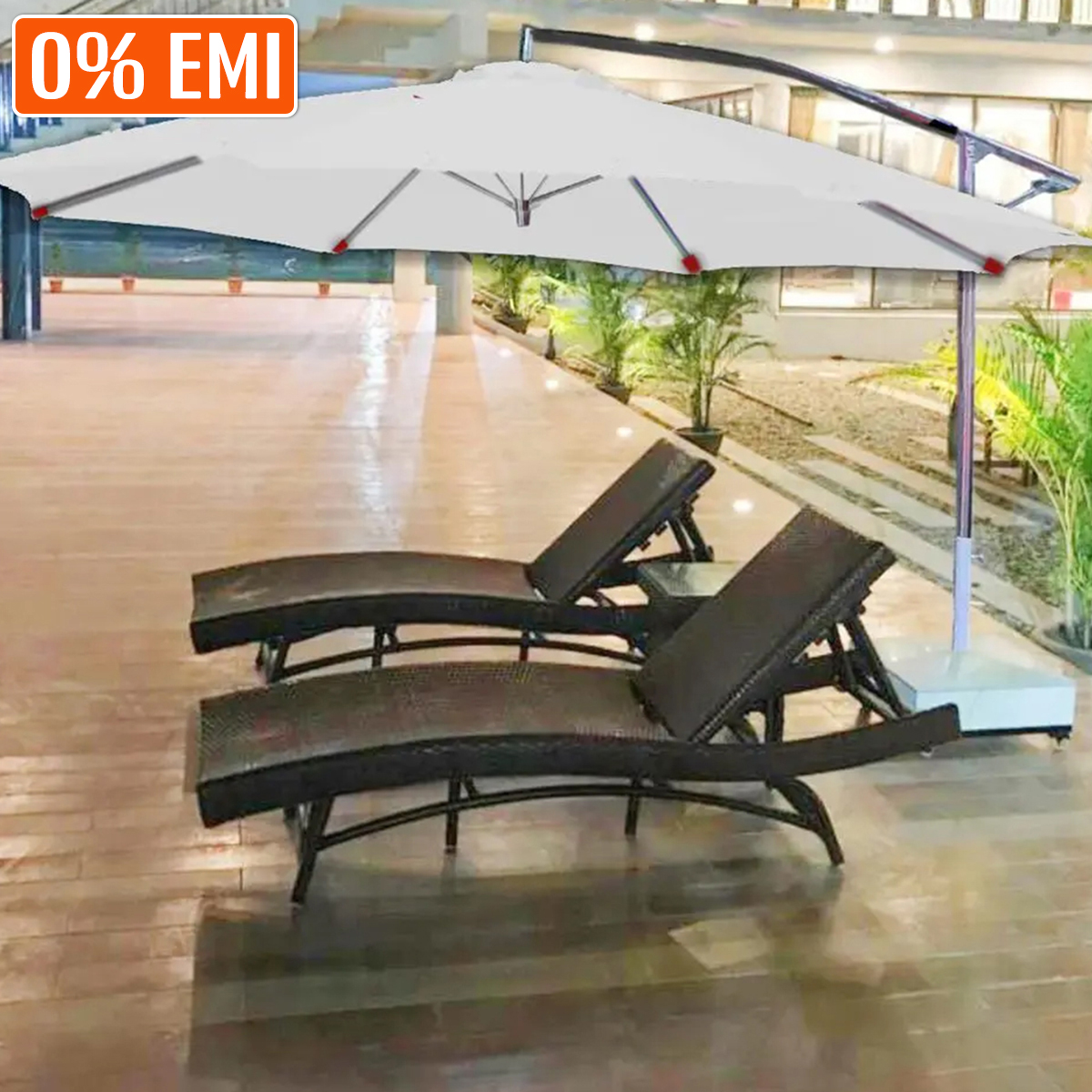 Garden Patio Outdoor Side Pole Large Customize Umbrella 10 Feet