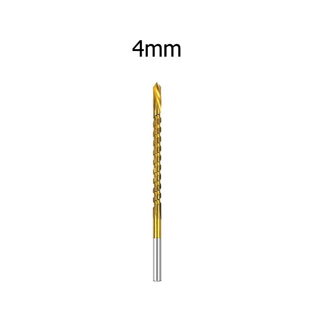 1pcs 3-8mm High Speed Hacksaw Drill Woodworking Drill Bit Metric Composite Tap