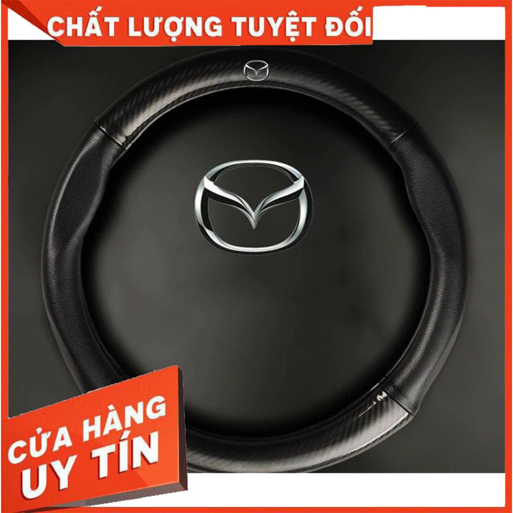 Bọc da vô lăng cacbon dành cho xe MAZDA cao cấp