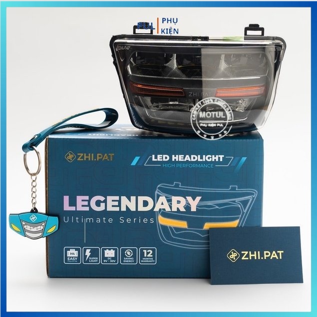 Chóa đèn pha led wave i 2004, wave nice, wave 100/110/110s 1997 2004 2 tầng hàng zhipat chính hãng