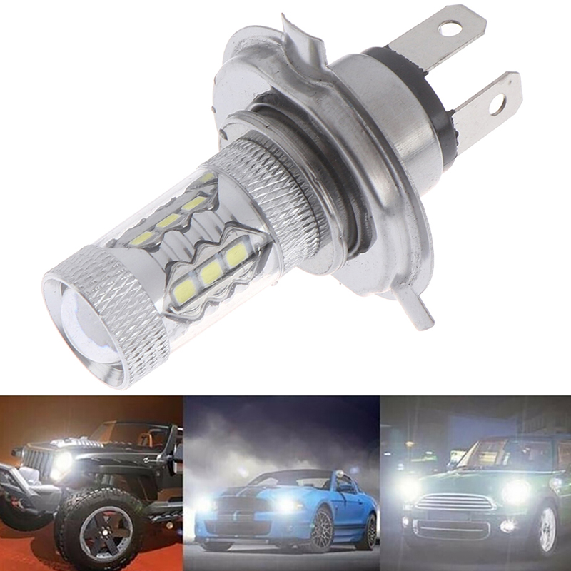 1pc h4 9003 fog light led headlight 80w hi/lo 90w beam driving drl lamp white