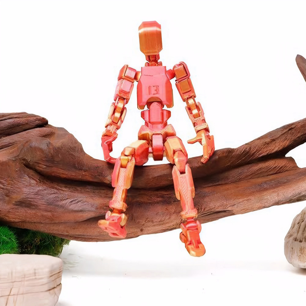 【Great Selection】 Multi-Jointed Movable Shapeshift Robot Titan 13 Action Figures 3D Printed Mannequin Toys Kids Adults Children Game.